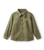 Nununu Look Sharp Button Olive Shirt