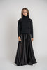 NdotM Maxi Circle Silky Black Skirt