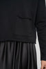 NdotM Maxi Circle Silky Black Skirt