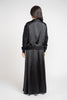 NdotM Knit Front Silk Back Black Top
