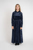 NdotM Crushed Velvet Navy Set