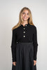 NdotM Ribbed Polo Black Sweater