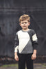 Mann Colorblocked Argyle Grey/ Cream Sweater