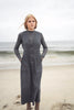 Gem Wool Button Down Grey Jumper and Turtleneck Set