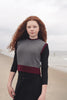 Gem Front Buckle Black Skirt