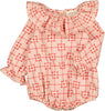 Louis Louise Mellissa Pink Romper