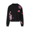 Poet Black Embroidered Sweatshirt