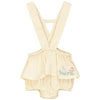 Pompomme Baby Girl Frill Pale Banana Bloomer