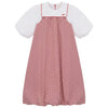 Mini P Gingham Maxi Red Jumper