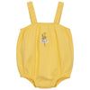 Mini P Tab Baby Girl Yellow Romper