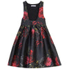 PIP + PIO Low Cut Floral Black Jumper.