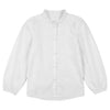 PIP + PIO Frill Collar Cream Shirt.