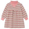 Mini P Printed Cord Cream/Red Dress