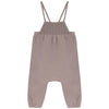 Mini P Smocked Detail Beige Romper