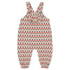 Mini P Printed Cord Cream Romper