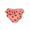 Piupiuchick Pink W/ Red Bows High Waisted Shorties