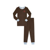 Little Parni  Brown/Light Blue Pajamas PJ123 *FINAL SALE*