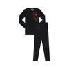 Litte Parni Black / Red Patch Multi-patch Pajamas PJ77 FINAL SALE