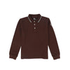 Colmar Long Sleeves Piquet Brick Polo