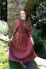 Prairie Cosima Maroon Dress