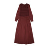 Prairie Cosima Maroon Dress