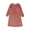 Pouf Velour Varsity Dusty Rose Nightgown FINAL SALE