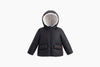 Raygo Kids LLC Embroidered Bow Girls Black Black Jacket.