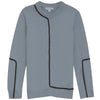 Mann Contrast Detail Light Blue Sweater