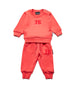 John Richmond Mandis Red Sweatshirt + Sweatpants Set