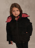 Raygo Corduroy Black/ Hot Pink Coat