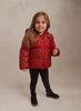 Raygo Embroidered All Bows Girls Red Coat
