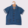 Retrokid Jean Collar Boy Shirt Denim