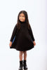 Retrokid Remy Black Twirl Oversized Dress with Pockets