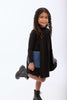 Retrokid Remy Black Twirl Oversized Dress with Pockets