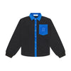 Retrokid Rex Cord Collar Button Black/ Cobalt Shirt