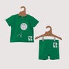 RetroKid Baby Boy with Ball Detail Bright Green Set