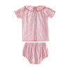Retrokid Rosie Cotton Baby Girl Pink Printed Bloomer Set