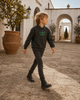 Retrokid Rowan Collar (Unisex) Gray Sweatshirt.