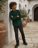 Retrokid Rowan French Terry Boys Green Shirt.
