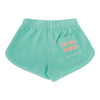 Tocoto Vintage Plain Terry Baby Green Shorts