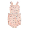 Tocoto Vintage Cherries Print Twill Baby Pink Overall