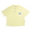 Tocoto Vintage Plain Terry Yellow Polo Shirt