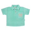 Tocoto Vintage Plain Terry Green Polo Shirt