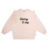 Tocoto Vintage Girls "Cherry Camp" Pink Sweatshirt