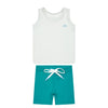 Crew Swim Pier 13 Boy Green Swim Tank *FINAL SALE*