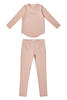 Crew Kids Heathered Pink Pajamas FINAL SALE