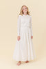 Soir Laura Maxi White Skirt