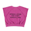 Piupiuchick Fuchsia W/ "3" Print Sleeveless Sweatshirt