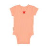 Piupiuchick Pink W/ Cherry Print Short Sleeve Bodysuit