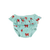 Piupiuchick Blue W/ Red Bows High Waisted Shorties